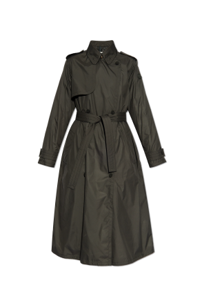 Black Leather trench coat Balenciaga - Vitkac France